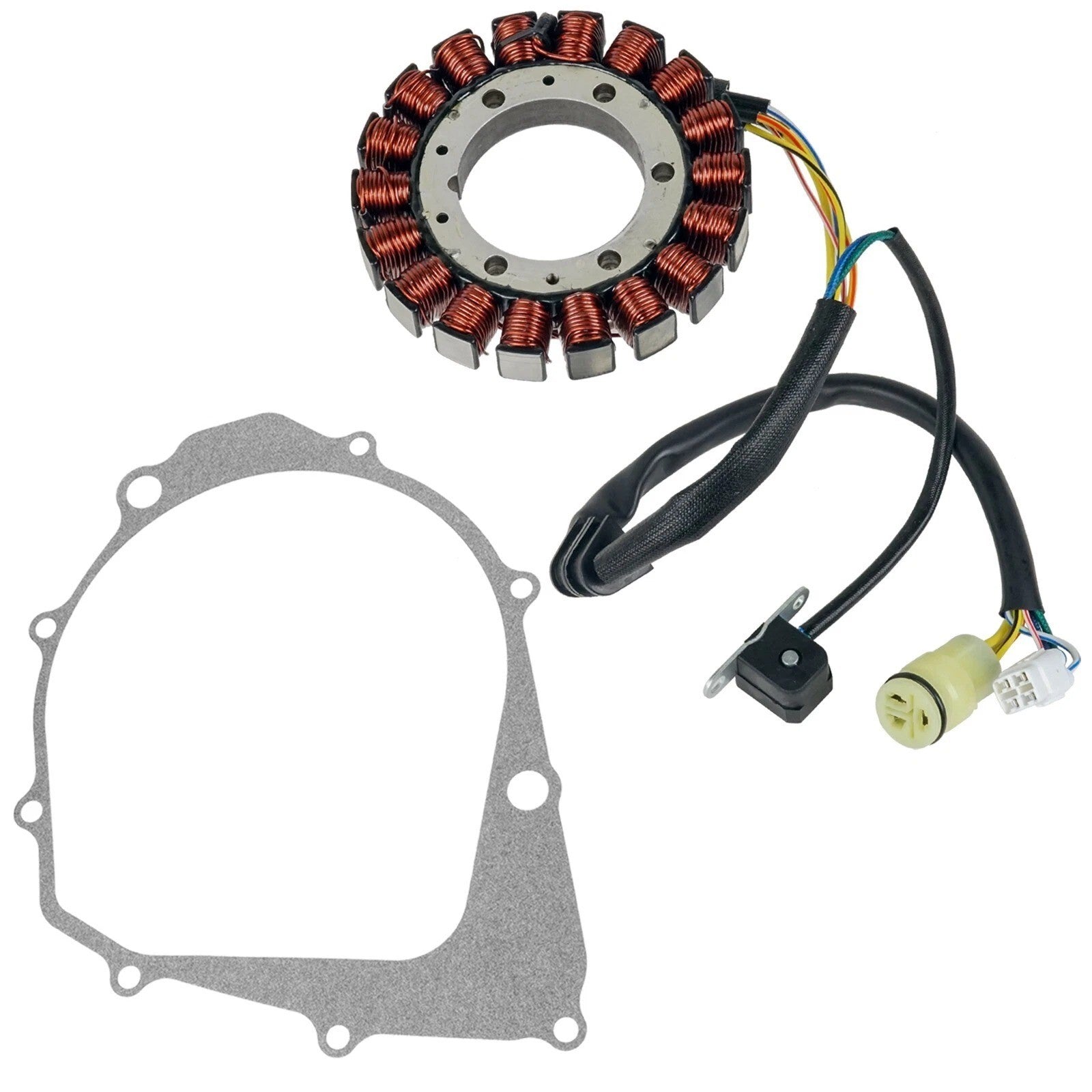 Stator and Gasket for Yamaha Warrior 350 YFM350 2002 2003 2004 New