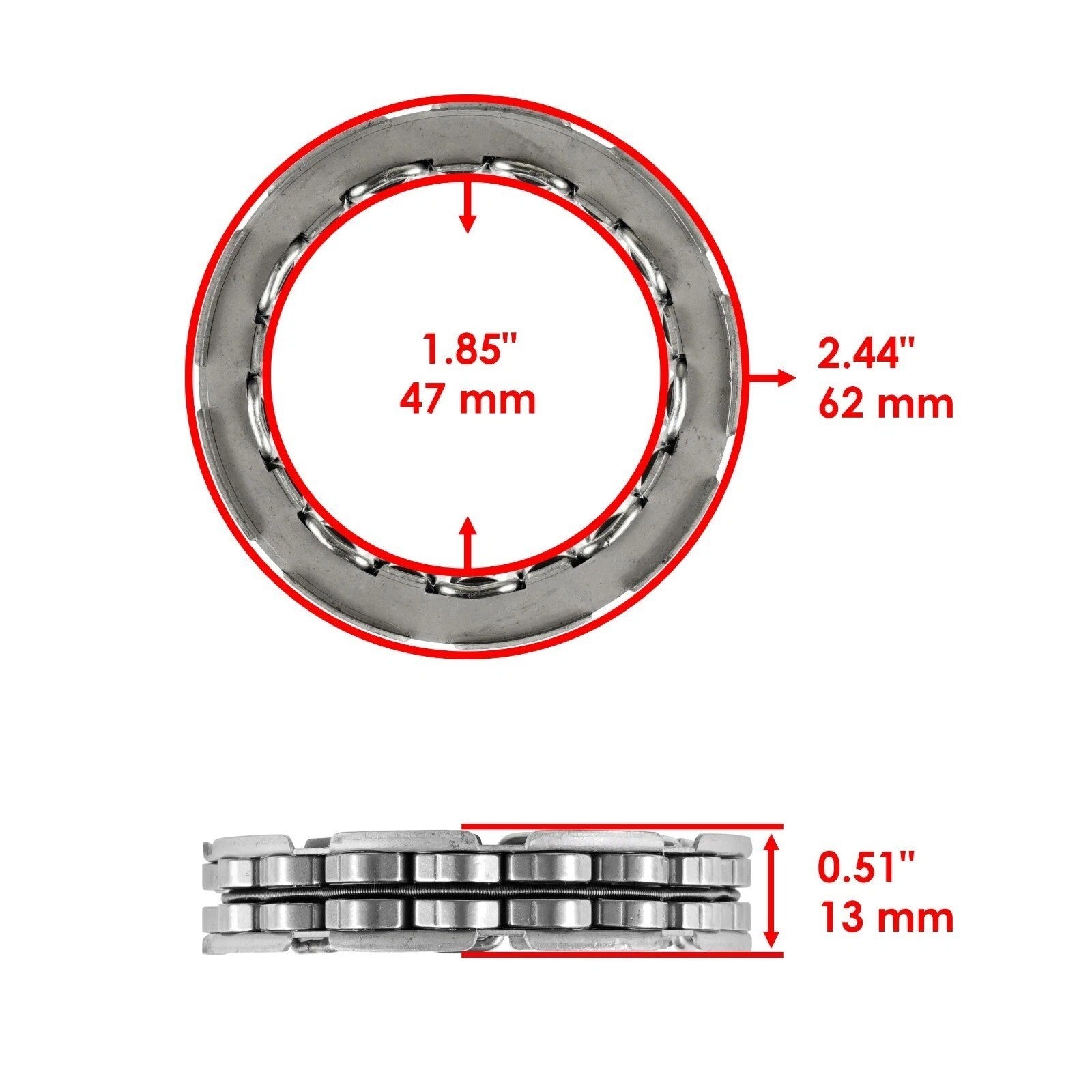 Clutch Housing One Way Bearing for Honda TRX300FW Fourtrax 4X4 1988 1990-2000