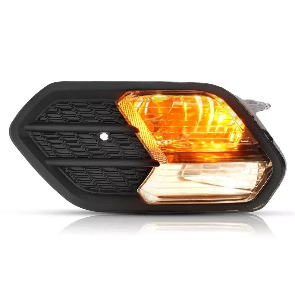 For Ford Escape 2017-2019 Left Driver Side Bumper Fog Light w/Bulbs &Black Cover