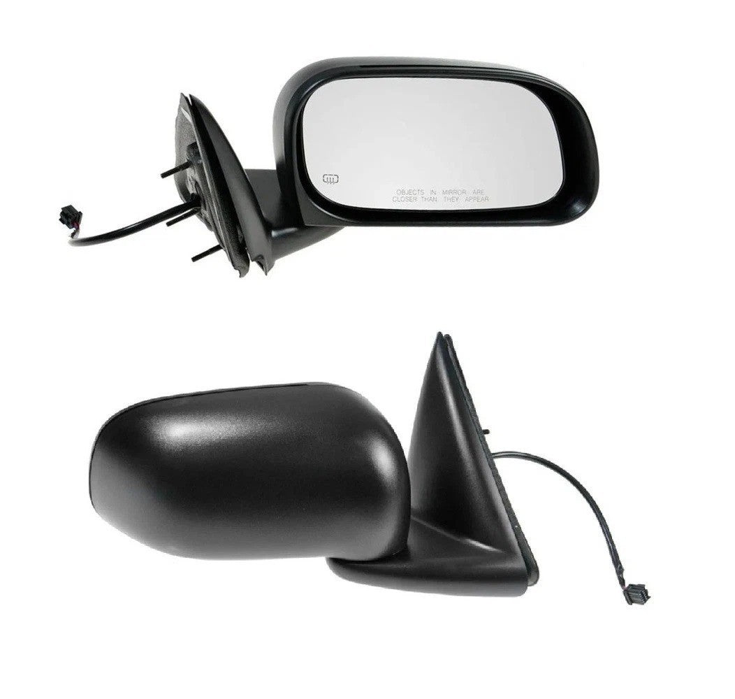 6" x 9" Power Heated Folding Side Mirror Pair Set for 05-11 Dakota Pickup Truck