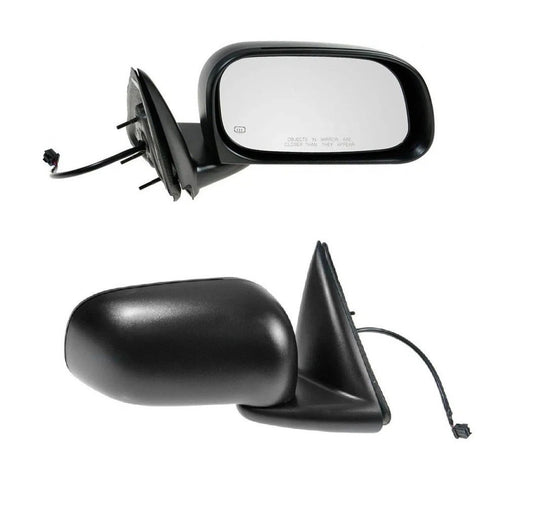 6" x 9" Power Heated Folding Side Mirror Pair Set for 05-11 Dakota Pickup Truck