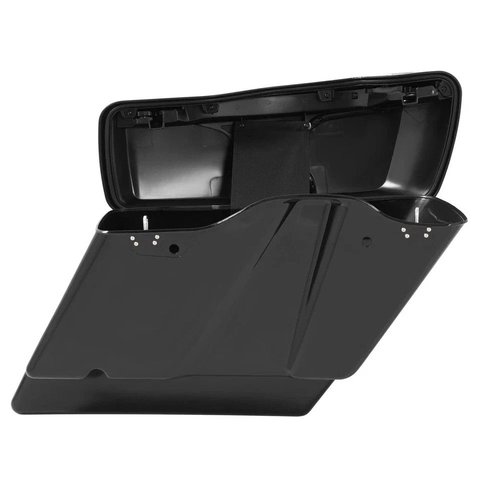 5" Stretched Saddlebags Saddle Bag For Harley Davidson Street Road Glide 2014-24