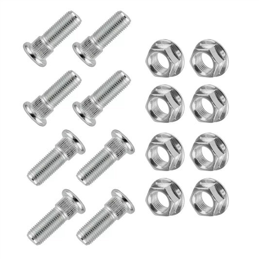 8PCS Wheel Nut And Stud for Polaris ATV UTV 7515513 7547211 7542459 3/8"-24