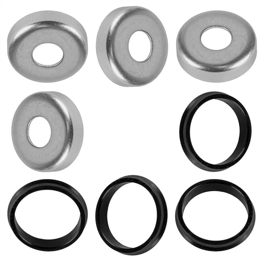4 Sets Swing Arm Dust Seal Cap For Honda CR125R 1982 - 1988 / CR250R 1982 - 1987