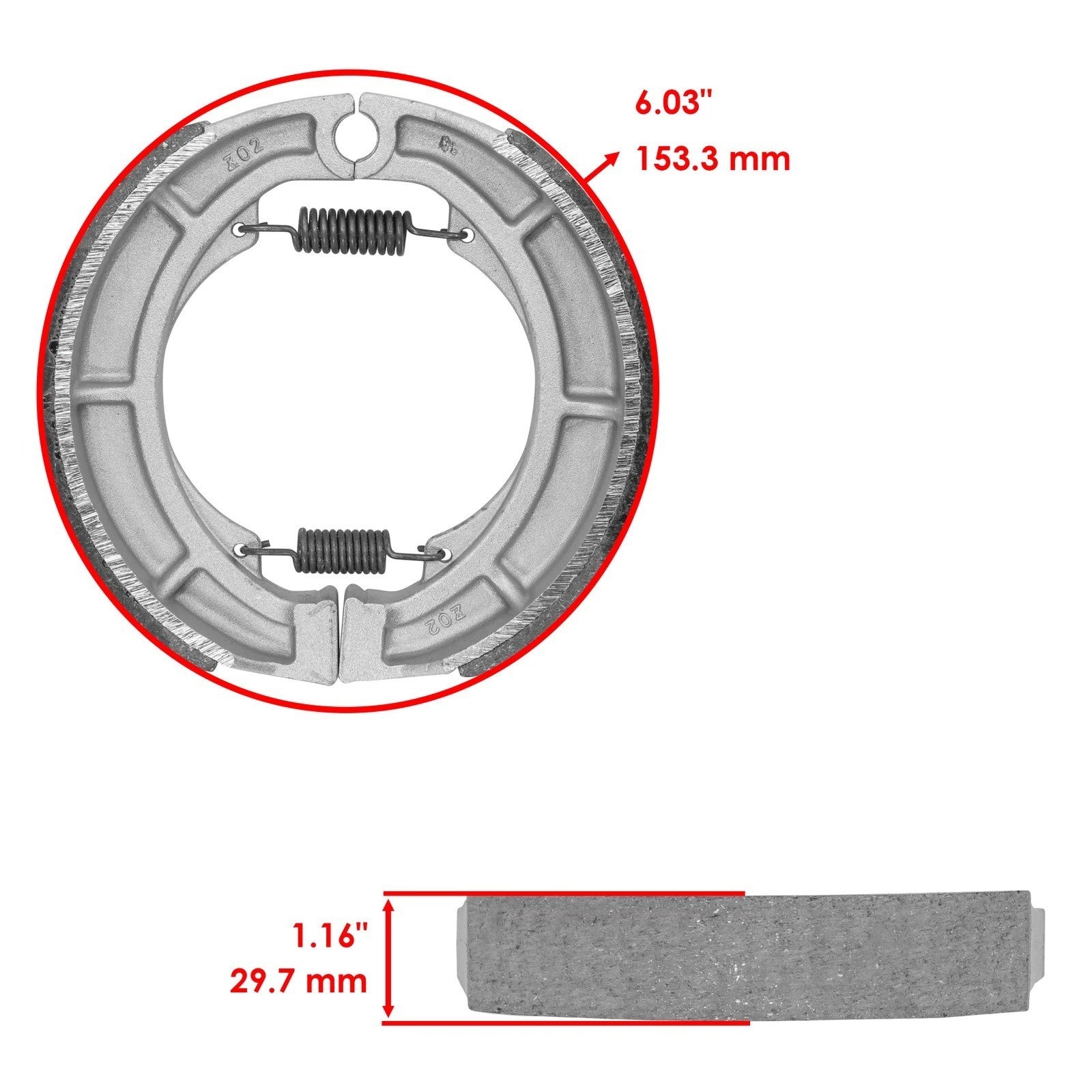 For Suzuki 64410-44B00 64400-44810 64400-38830 64400-11860 Rear Brake Shoes