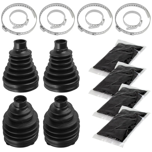 2 Rear Axle Inner Outer CV Boot Kit for Polaris RZR 800 EFI 2008 2009 2010