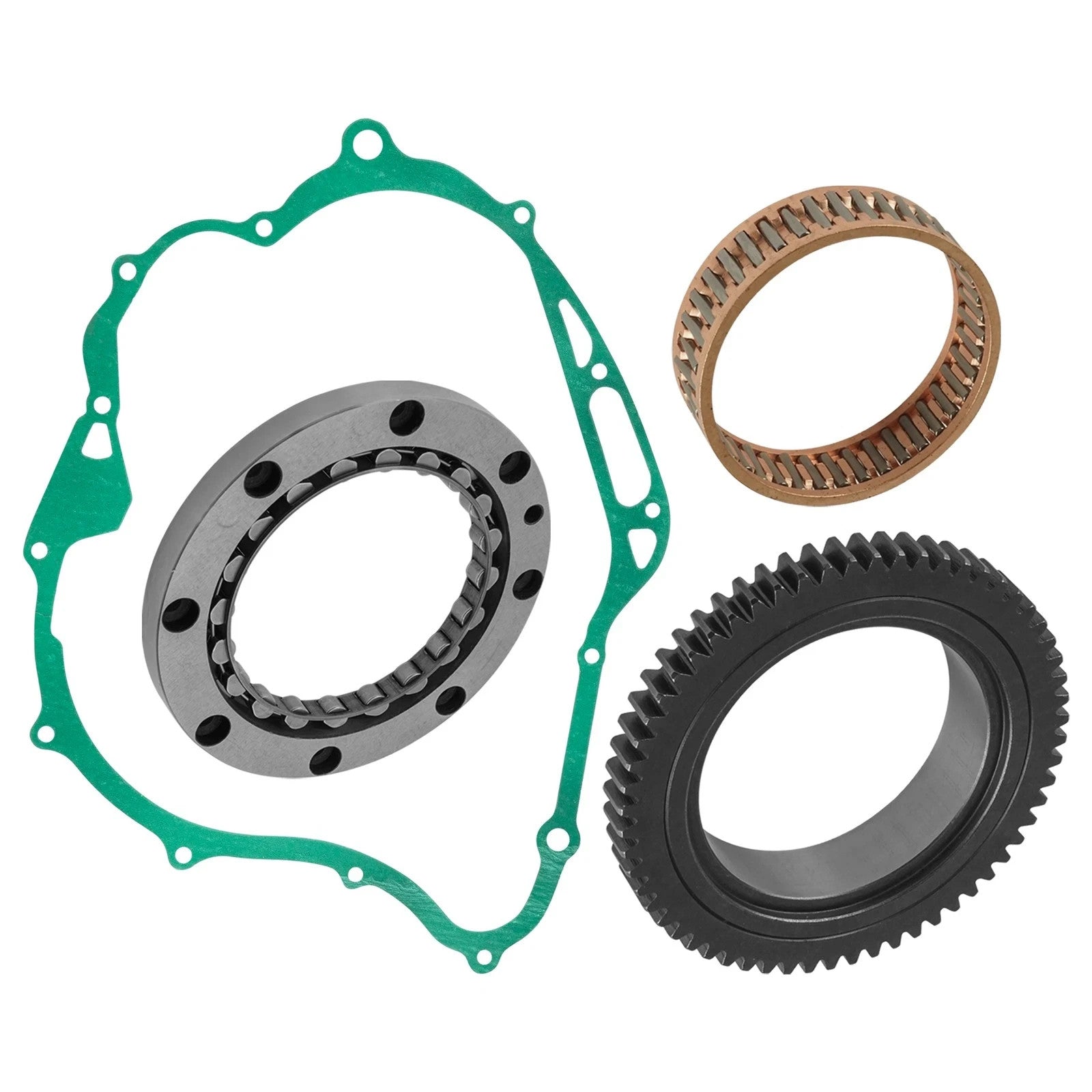 Starter Clutch And Gear W/Gasket for Yamaha V Star 1100 Custom XVS1100 2000-2009