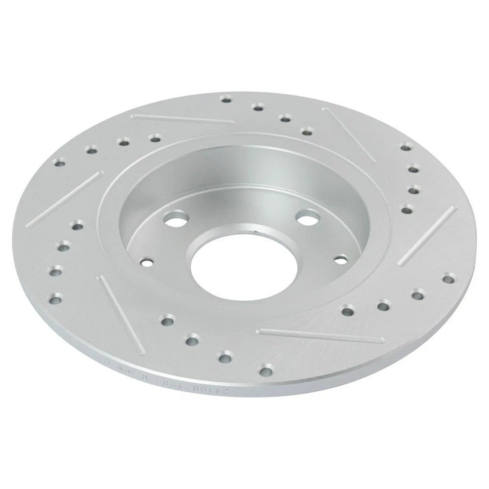Performance Brake Rotor & Ceramic Pad Front Rear Kit w/Chemicals