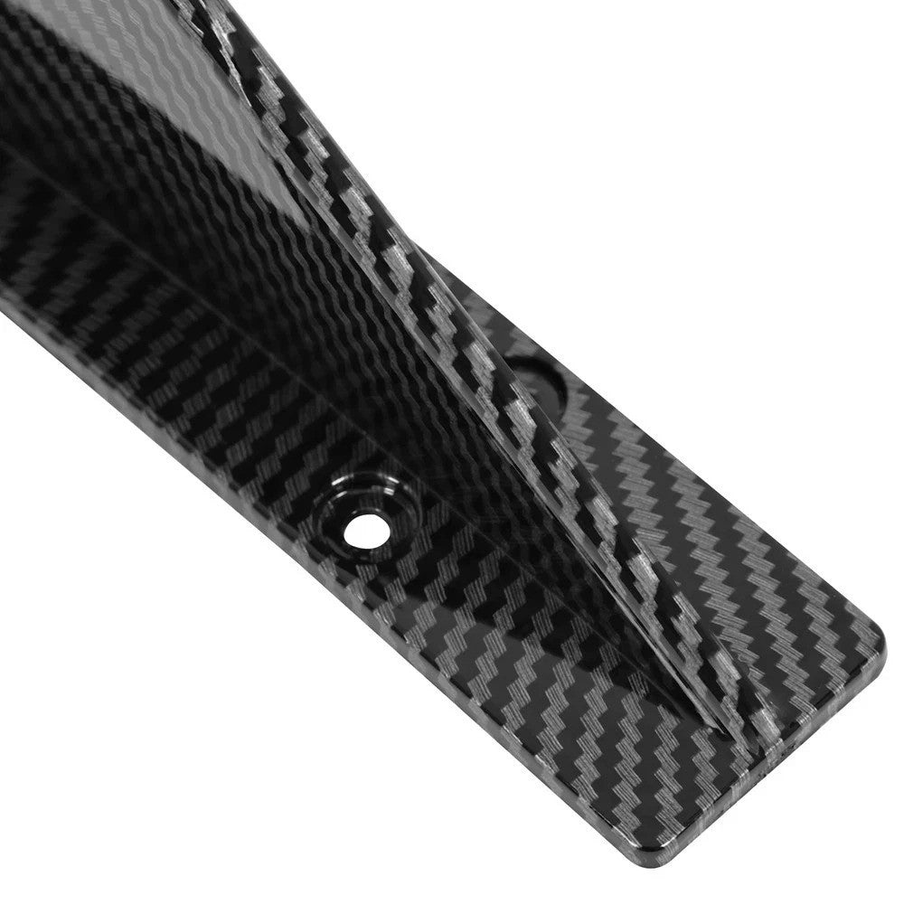 4 x Universal Rear Bumper Fin Diffuser Spoiler Lip Wing Splitter Carbon Style