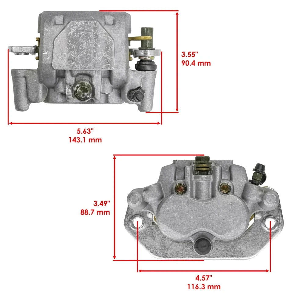 Front Left And Right Brake Calipers For Yamaha Wolverine X2 850 YXE850 2019-2024