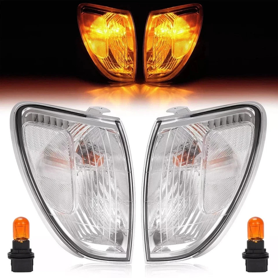 Front Pair Corner Lights Lamps For Toyota Land Cruiser 1998-2004 81520-60350