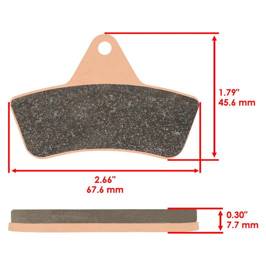 Brake Pads for Arctic Cat 500 2X4 4X4 Front Rear Brakes 1998-2004