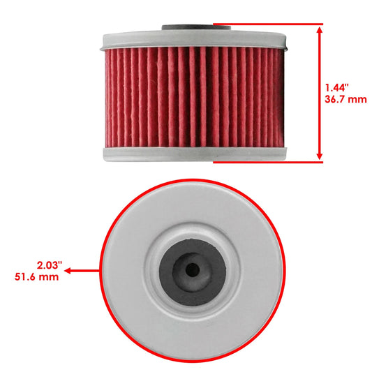 3 Pack Oil Filter Honda 400 TRX400FW TRX-400Fw TRX 400Fw Foreman 4X4 1995-2003