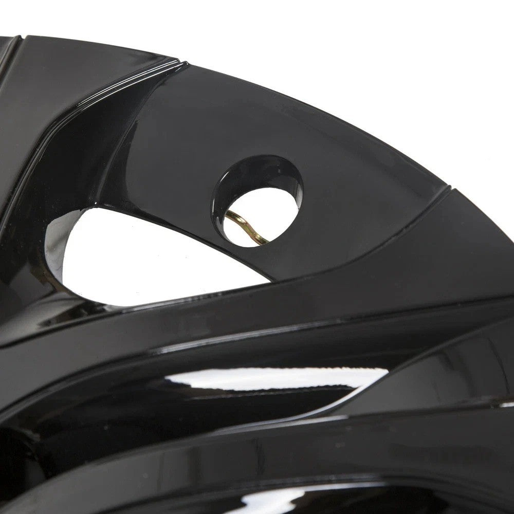 Gloss Black 17" Hub Caps Full Rim Wheel Skin Covers For Toyota Rav4 2013-2018