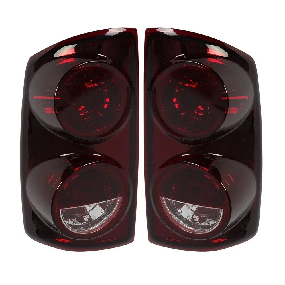 For 07-08 Dodge Ram 1500/07-09 2500 3500 Tail Brake Lights Rear Lamps Red/Smoke