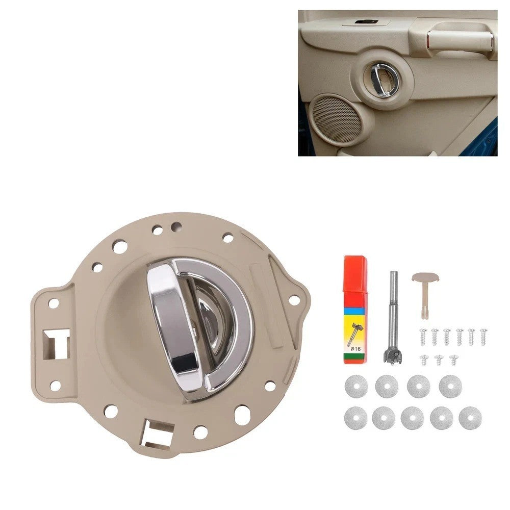 Inside Door Handle Rear/Front Right Side For Jeep Commander 06-10 Silvery & Tan