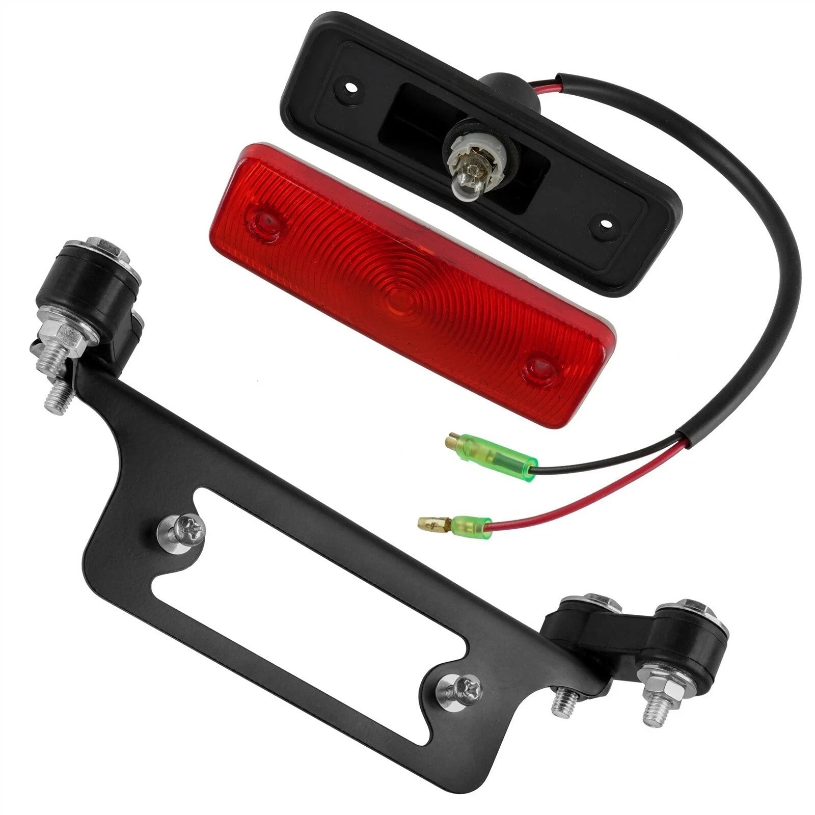 Caltric Taillight With Bracket & Hardware For Yamaha Blaster YFS200U 1988-2001