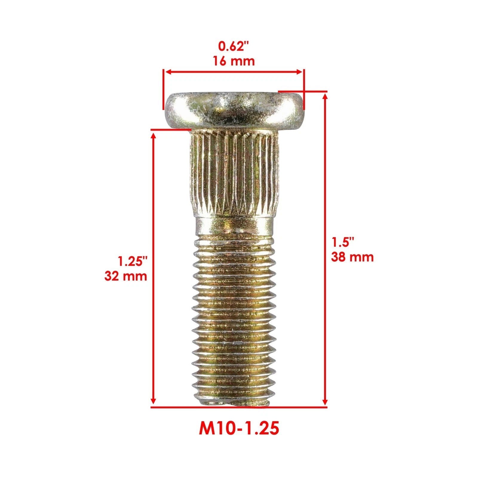 8 Rear Wheel Hub Stud Bolt for Suzuki LTZ400 Z LT-Z400 Quadsport Z400 2009-2014