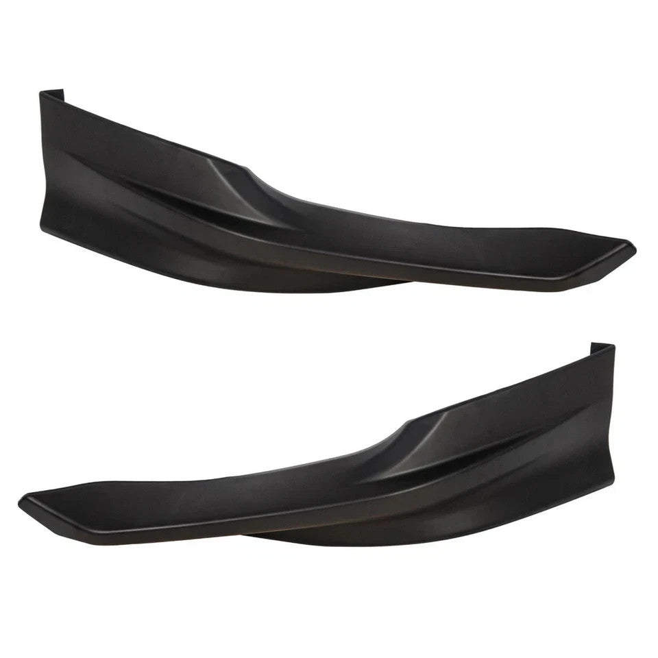 Front Bumper Spoiler Splitter Lip For 2014-2015 Honda Civic Coupe HFP-Style 2pc