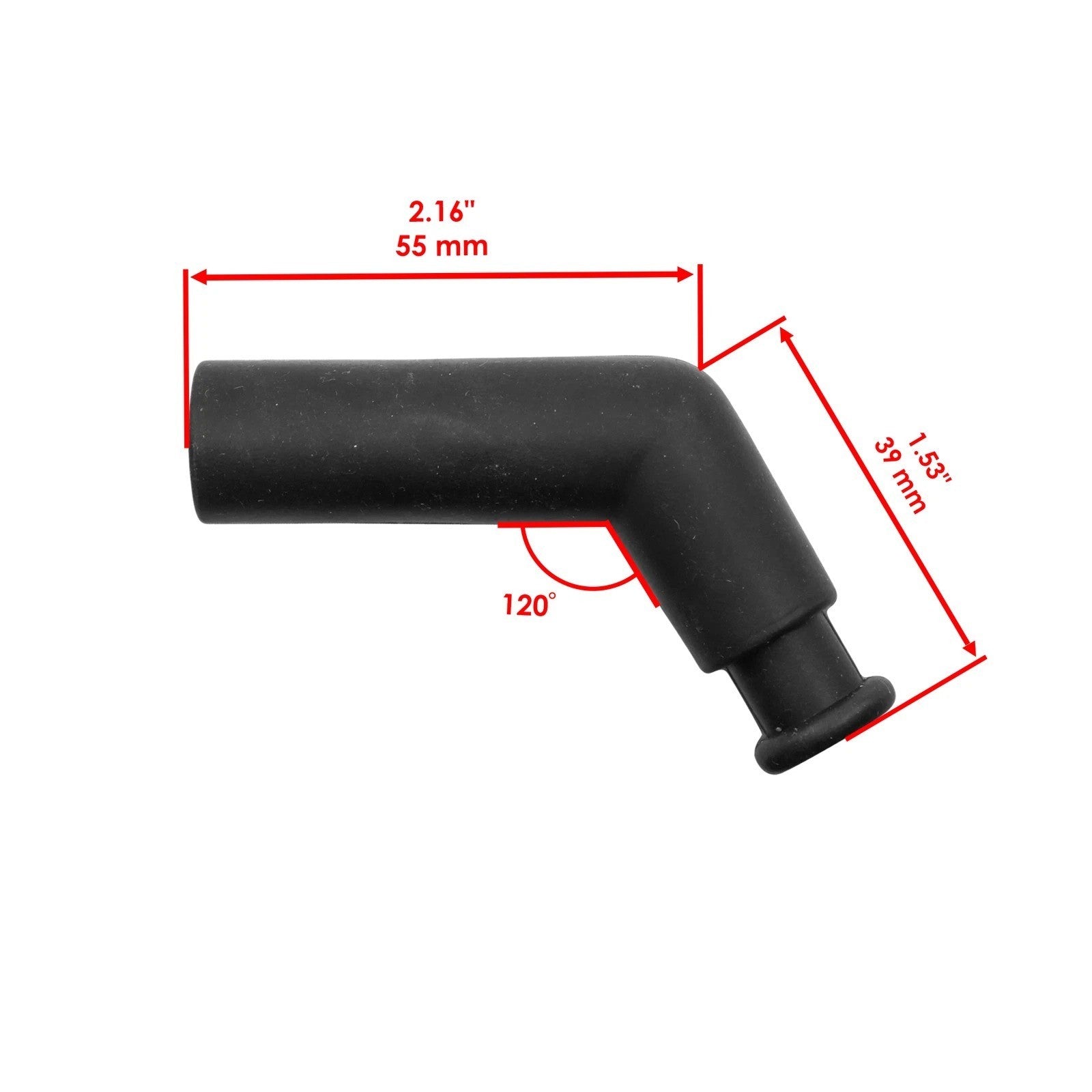 Caltric Ignition Coil w/ Spark Plug Cap For Yamaha Raptor 700 YFM700 2006-2018