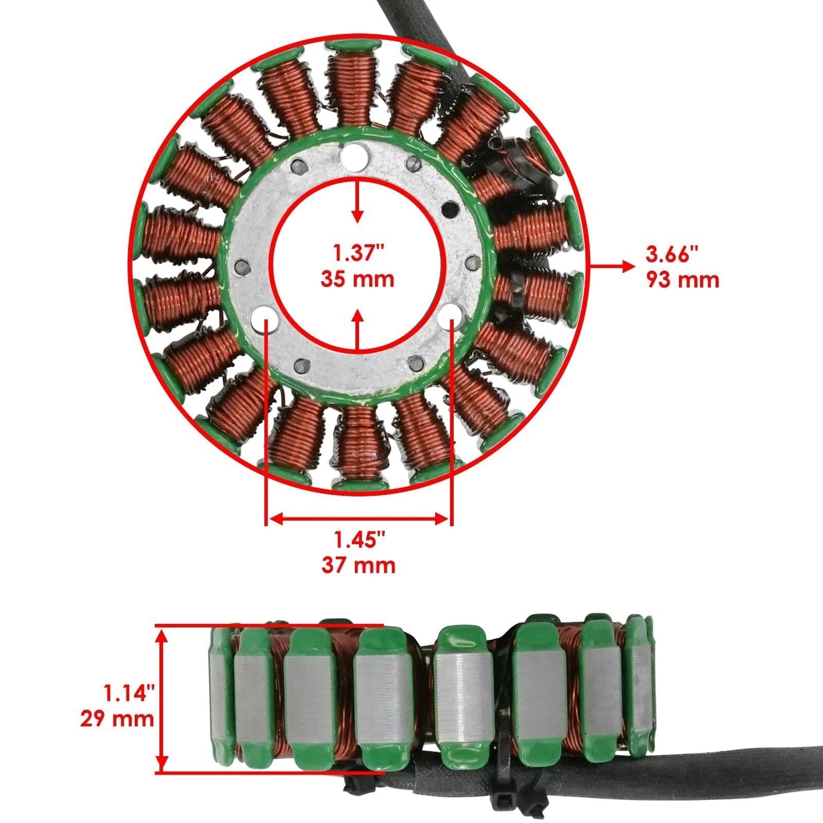 Stator & Gasket for Suzuki GS550L GS-550L 1980 1981 1982 GS550M 1982 GS550T 1981