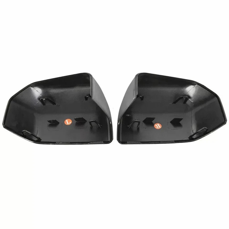 For 2015-2020 Ford F-150 Black Mirror Covers Caps & Black Door Handle Covers