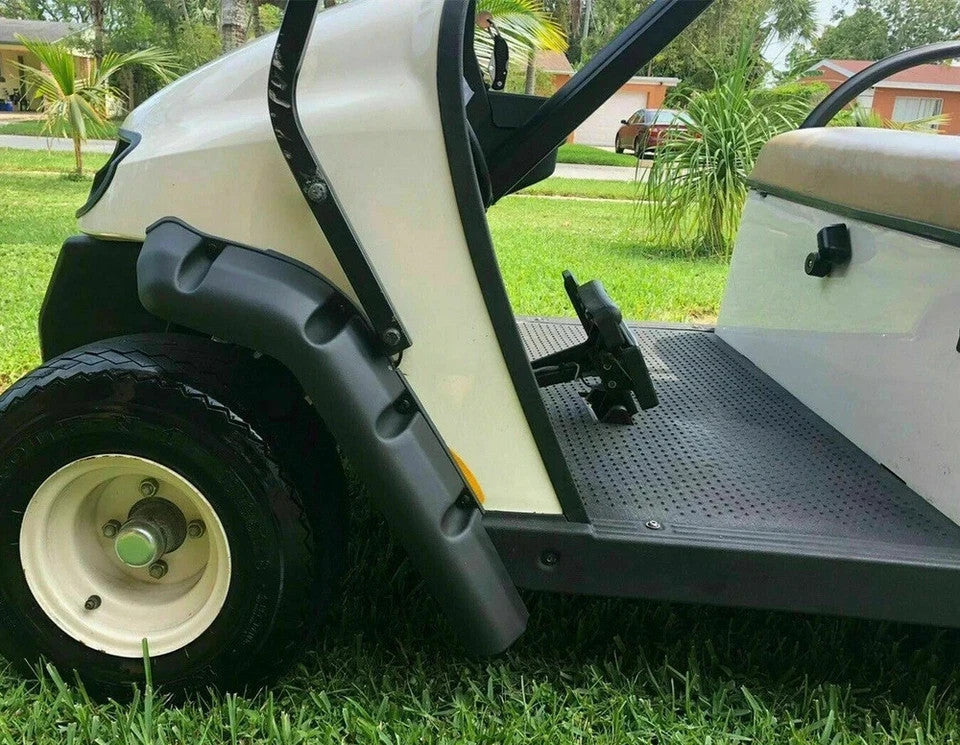 4PCS Front Rear Golf Cart Fender Flares W/ Steel Hardware For 1994-2013 EZGO TXT