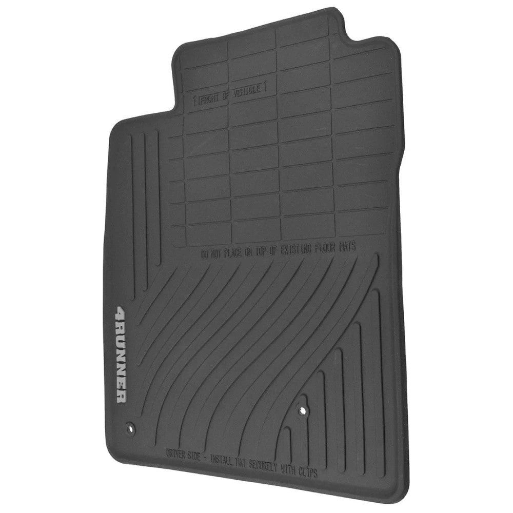 OEM Rubber All Weather 4Runner Logoed Floor Mats Set of 4 for Toyota 4Runner New