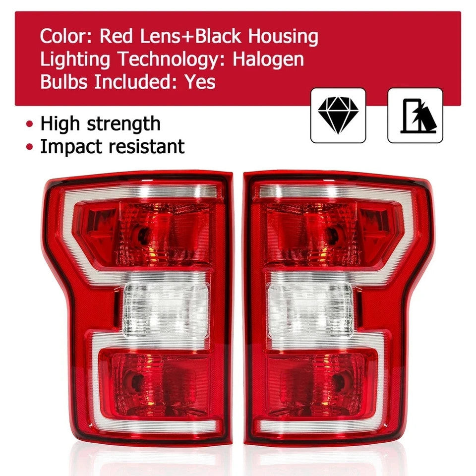 Fit For Ford F150 F-150 Pickup 2018 2019 2020 Brake Tail Lights Lamps Left+Right