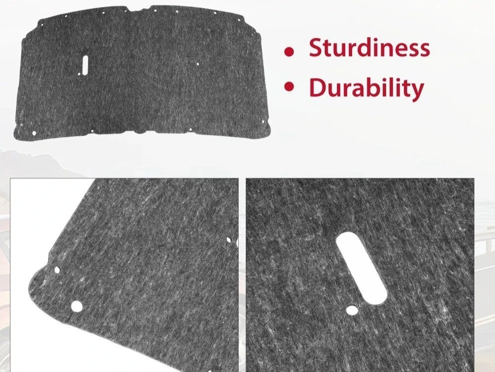 For Ford F-250/F-350/F-450 1999-2007 Front Upper Hood Insulation Pad W/ 20 Clips