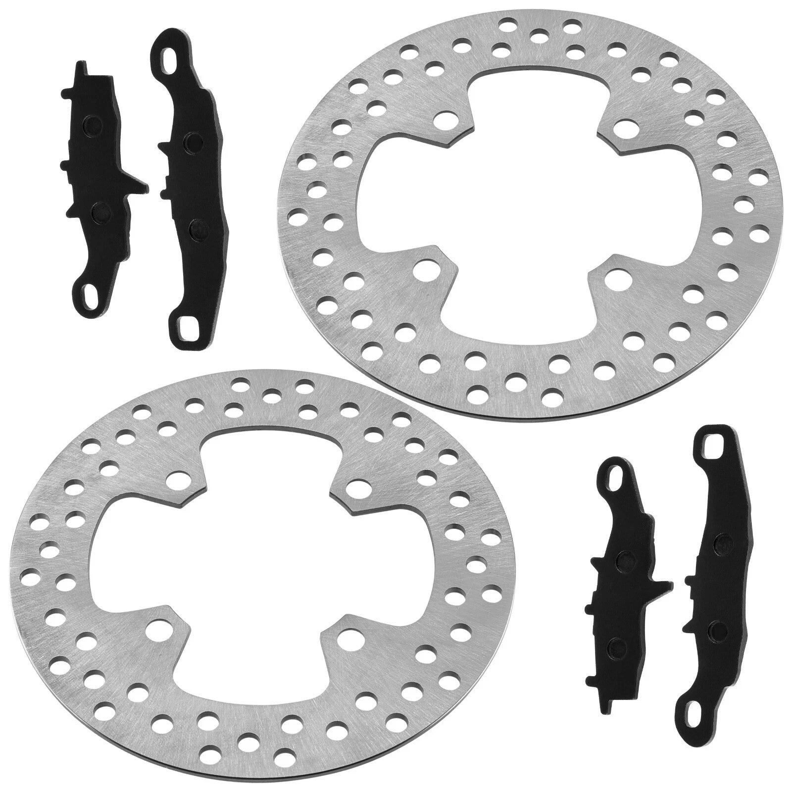 2 Front Brake Disc Rotor Pad for Kawasaki Prairie 650 KVF650A KVF650B 2002-2003