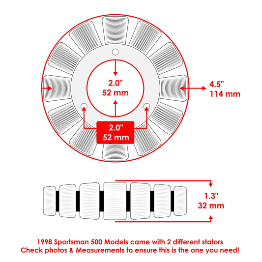 Stator Regulator Rectifier for Polaris Sportsman 500 1998-2001 Except HO models