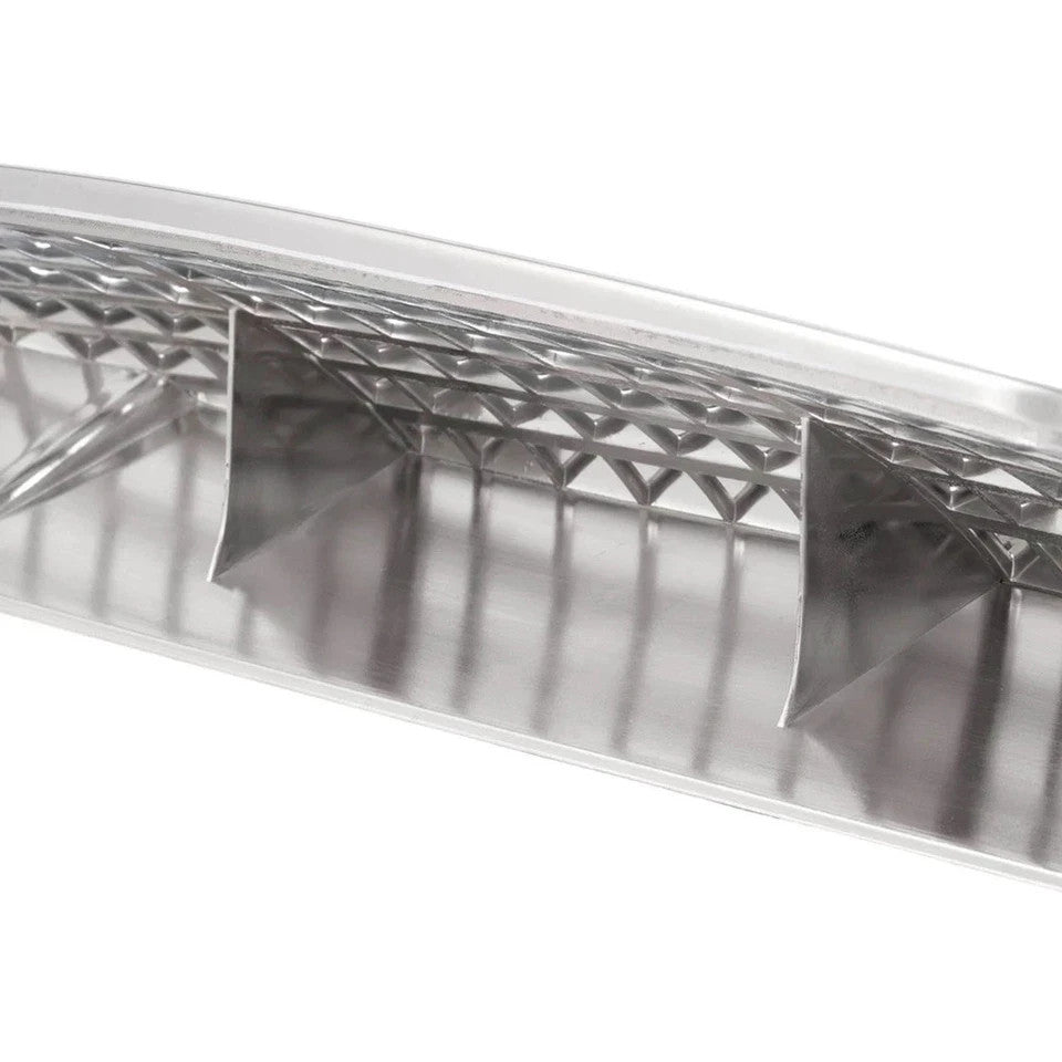 For 02-18 Freightliner M2 106 Hood Side Air Intake Vent Grille Side Grill Chrome