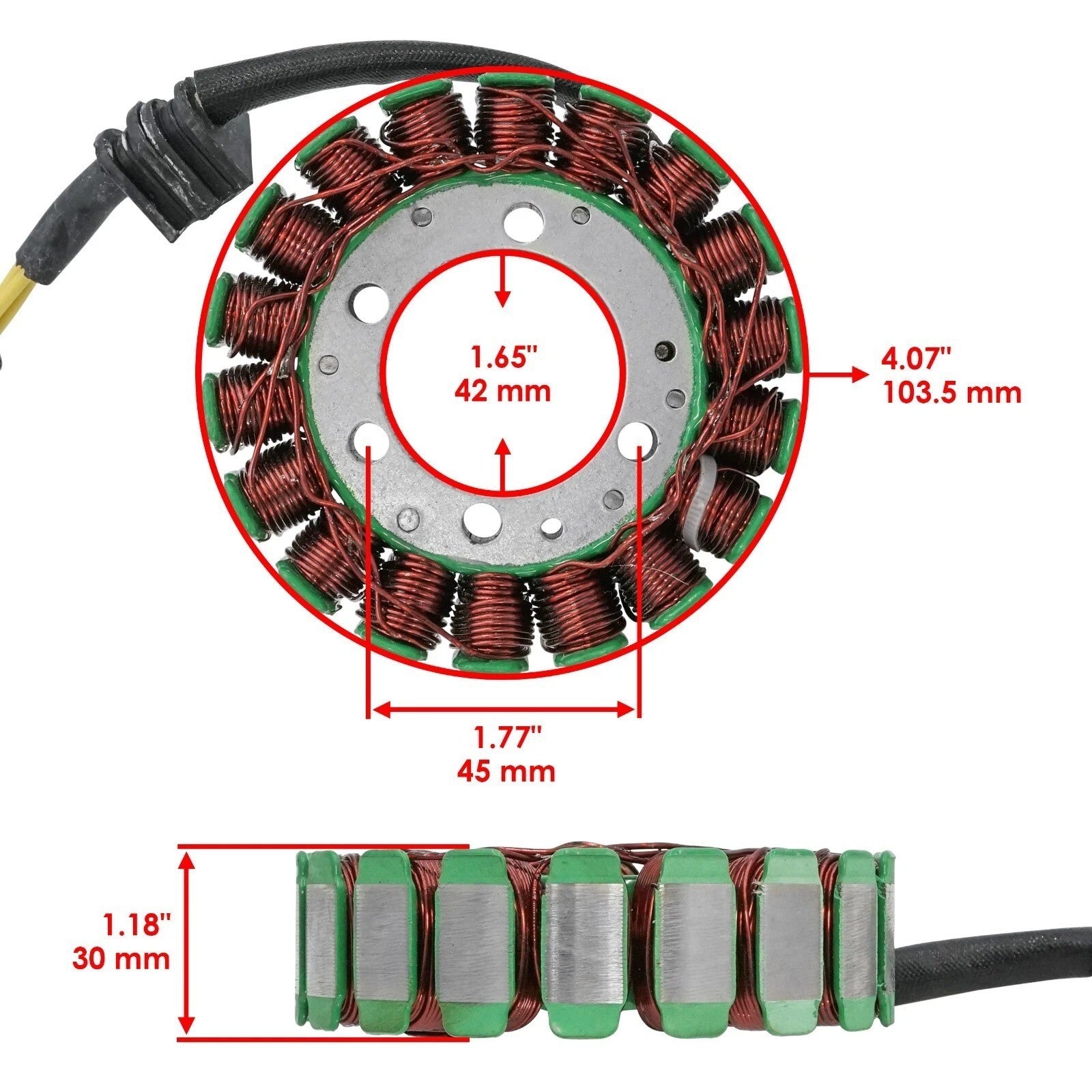 Stator for Honda CBR600F CBR-600F Hurricane 1987 1988 1989 1990 / 31120-MN4-004
