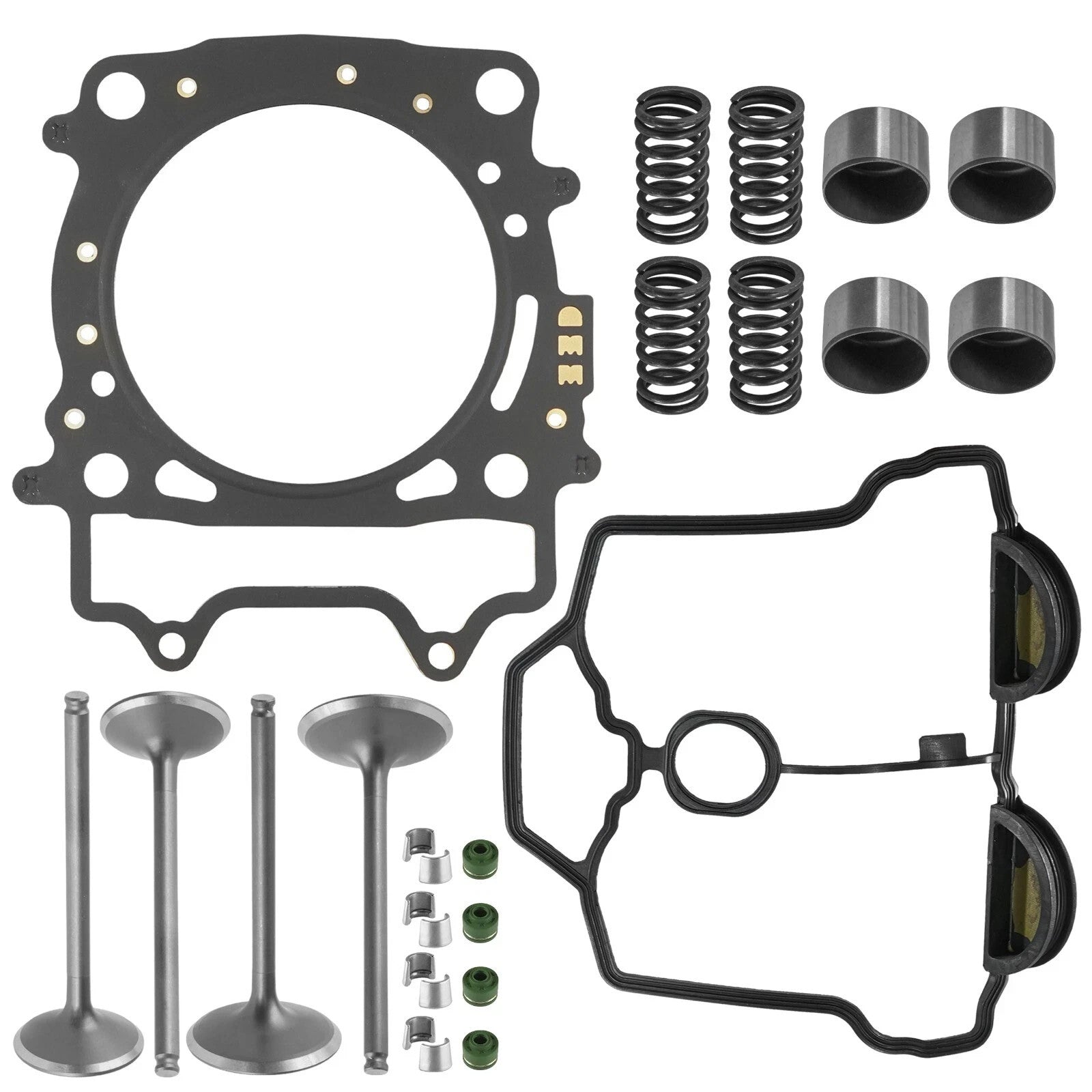 Cylinder Head Intake Exhaust Valve Gasket Kit for Yamaha YZ450F YZ450FX 2014-19
