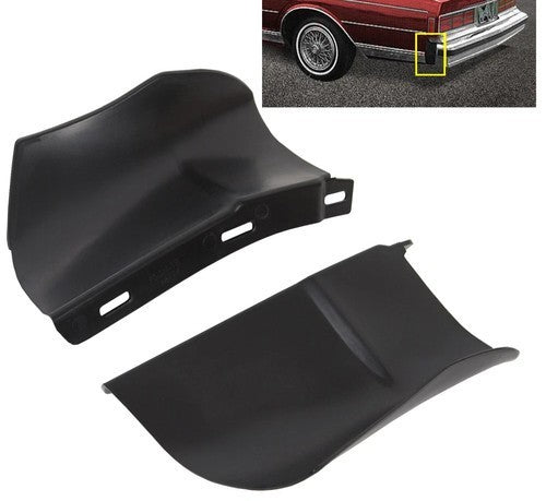 Fit For 1986-1990 Chevrolet Caprice Impala Pair Bumper Fillers Rear ABS Filler