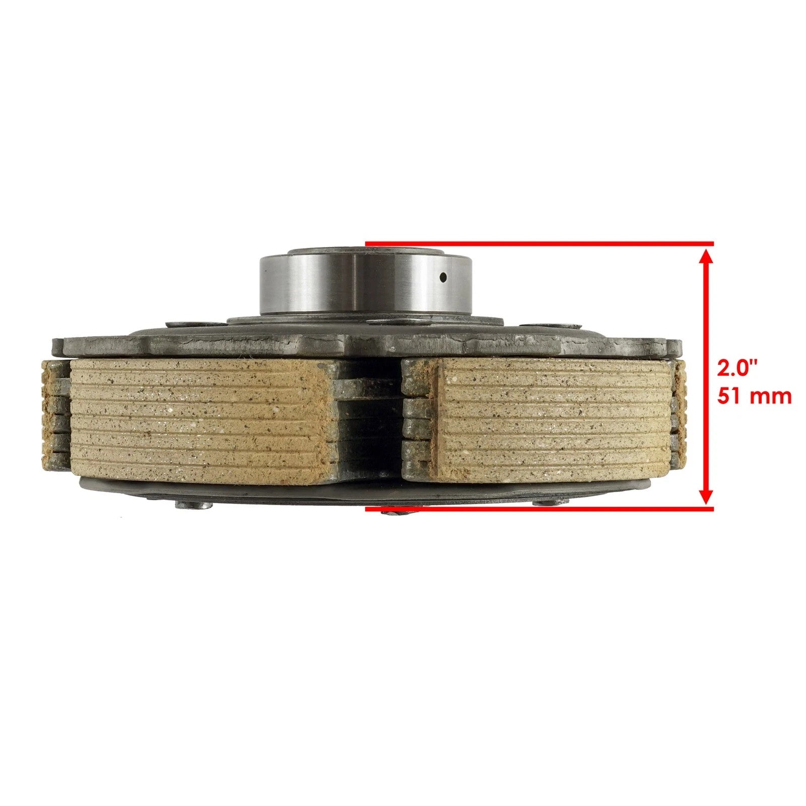 Caltric Wet Clutch Housing Kit For Arctic Cat 700 H1 EFI 4x4 Auto 200-2011