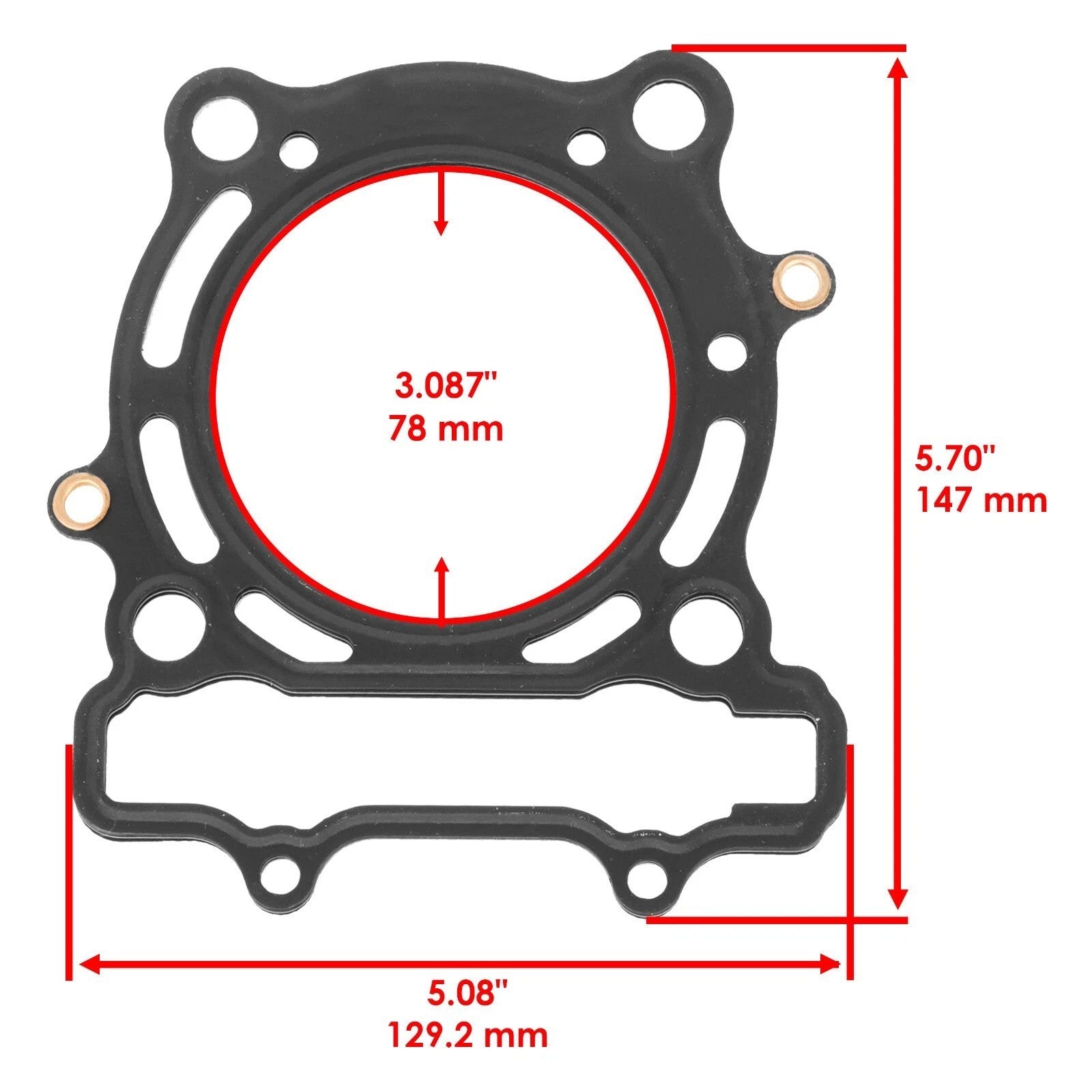 Cylinder Head Gasket fits Kawasaki KX250F 2008