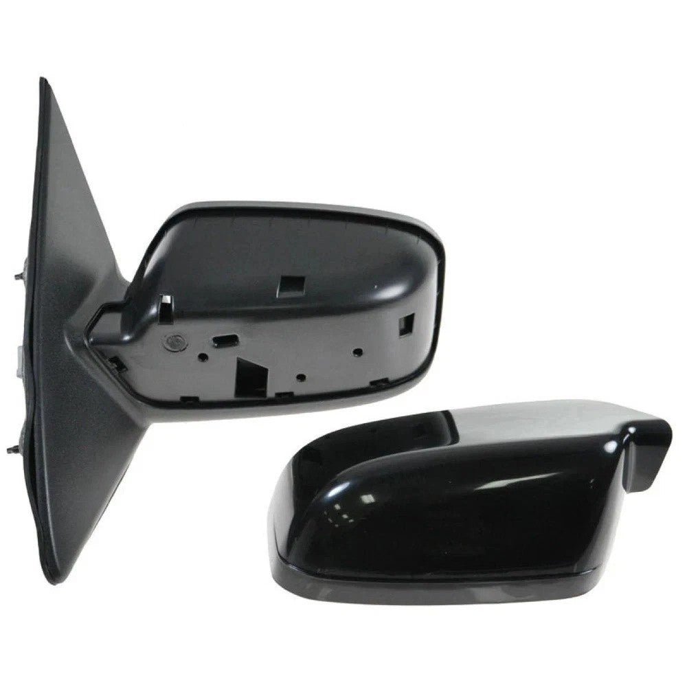 Power Heated Side View Mirror Smooth Black Driver Left LH for Ford Fusion Milan