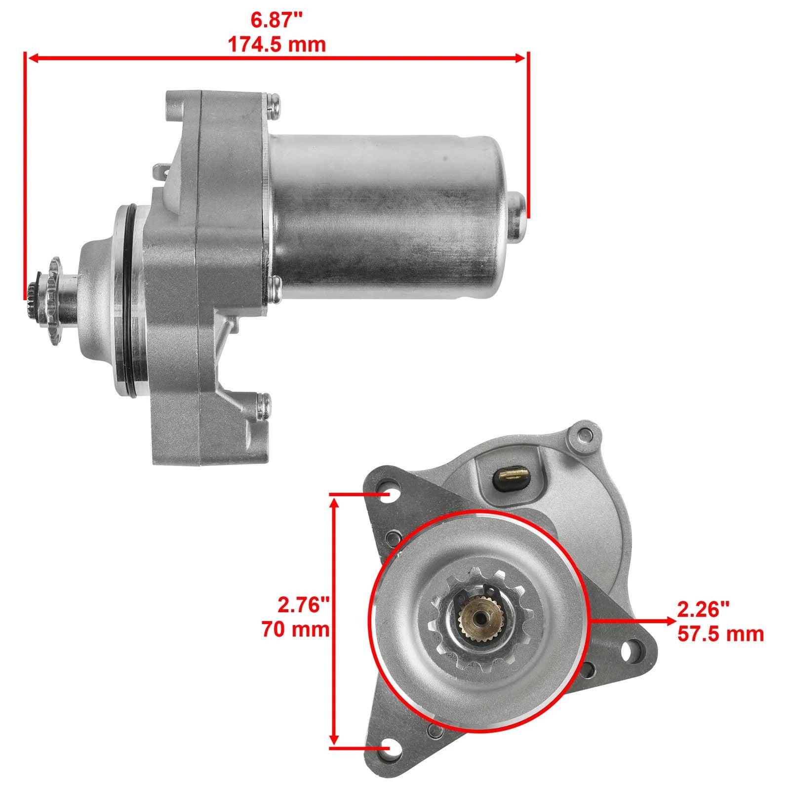 Starter for Honda TRX90 TRX90EX TRX90X  Fourtrax Sportrax 2006-2025