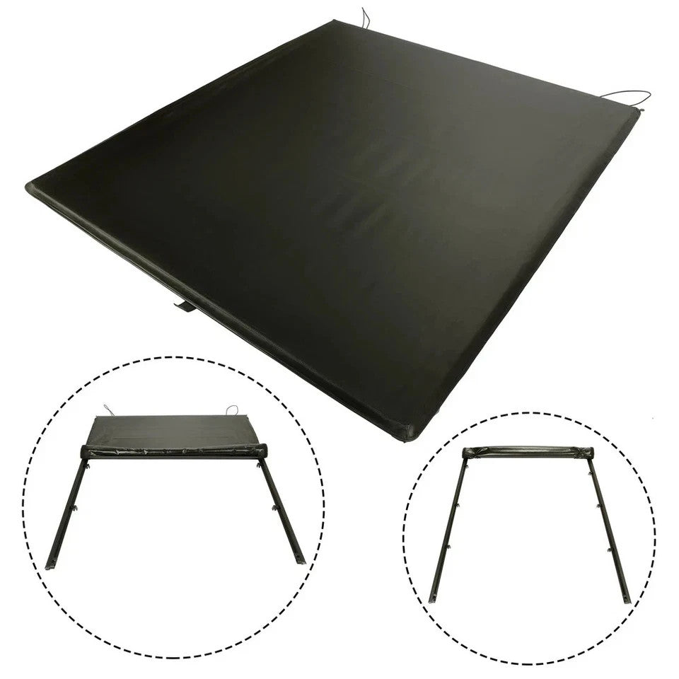 FOR 88-07 CHEVY SILVERADO/GMC SIERRA 1500 6.5FT BED SOFT ROLL-UP TONNEAU COVER