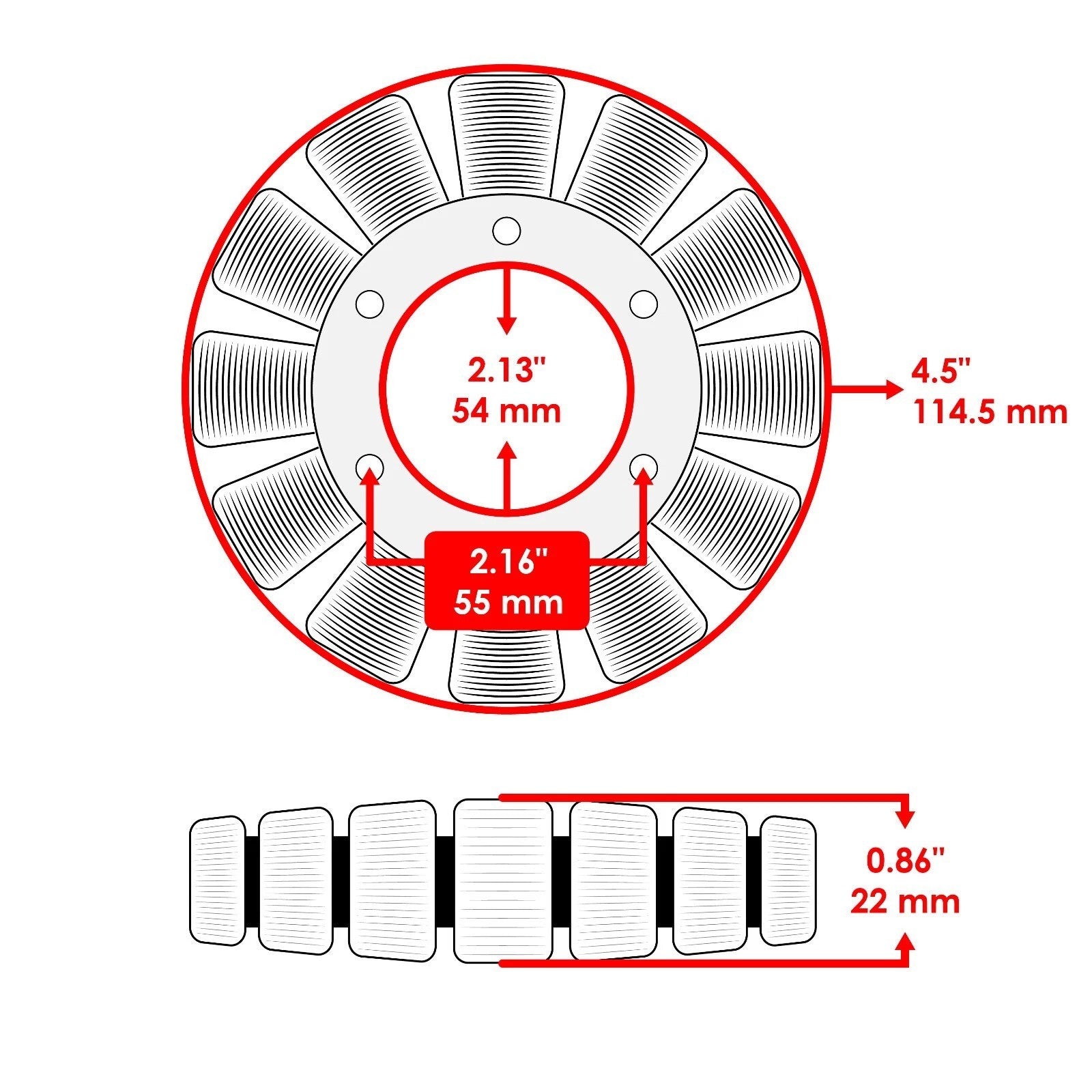 Stator for Arctic Cat 650 4X4 V-2 V-Twin Automatic Fis 2004 2005 2006 / 3201-182
