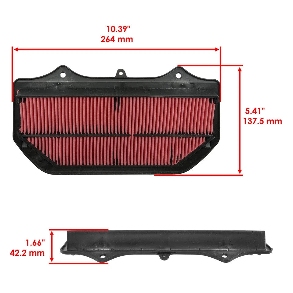 Caltric Air Filter For Suzuki GSX-R600 GSXR600 2011-2024 13780-14J00