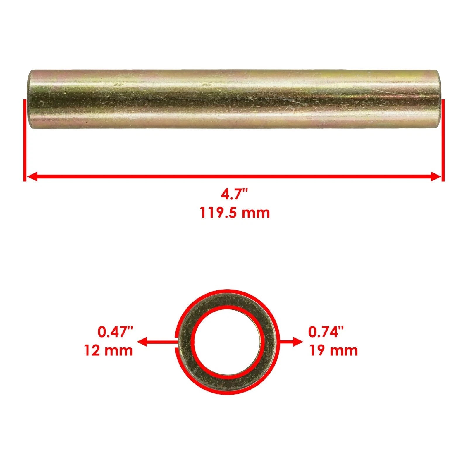 Caltric Rear Lower Control Arm Bushing Kit For Polaris General 1000 2016-2023