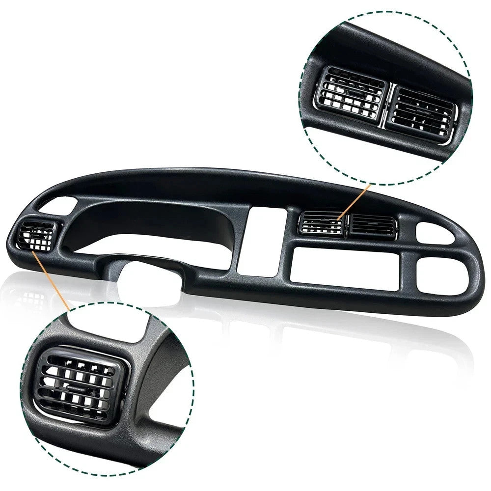 For 98-02 Dodge Ram 1500/2500/3500 Pickup Dashboard Dash Bezel & Dash Cover
