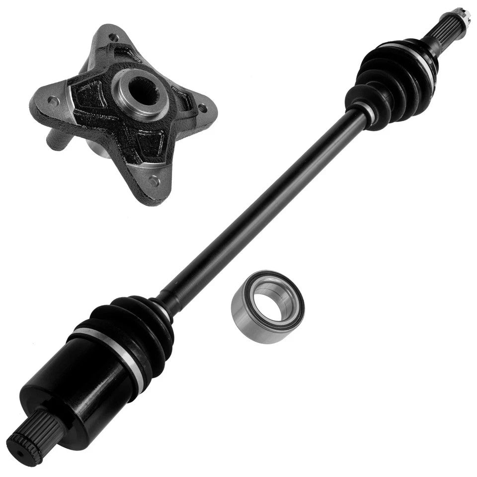 Rear Wheel Hub CV Joint Axle W/ Bearing For Polaris RZR 4 XP 900 2012-2013
