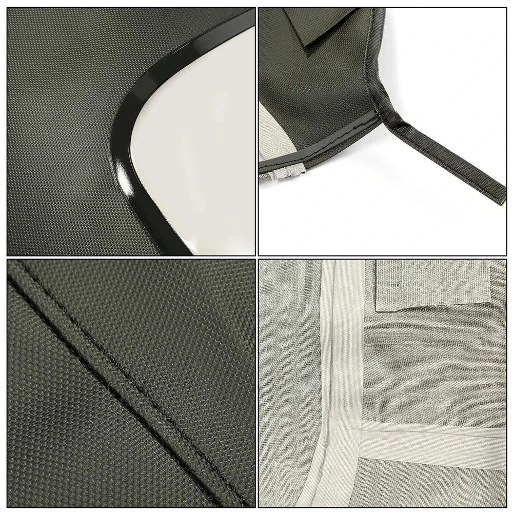 Convertible Soft Top Replacement & Plastic window Black & Clear For 96-02 BMW Z3