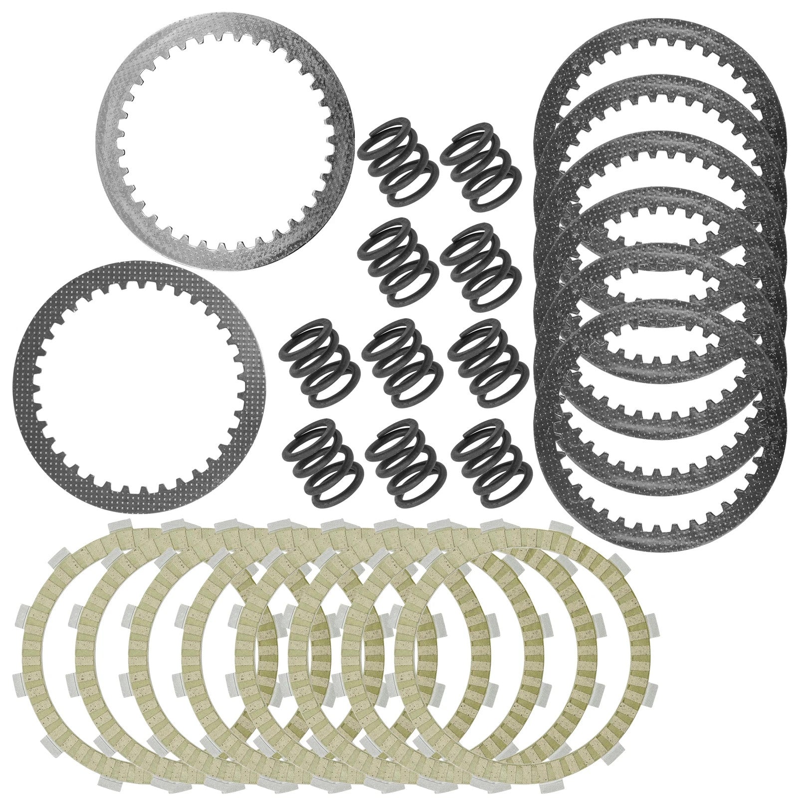 Clutch Friction Steel Plates kit for Kawasaki Vulcan 1500 VN1500 1996-2005