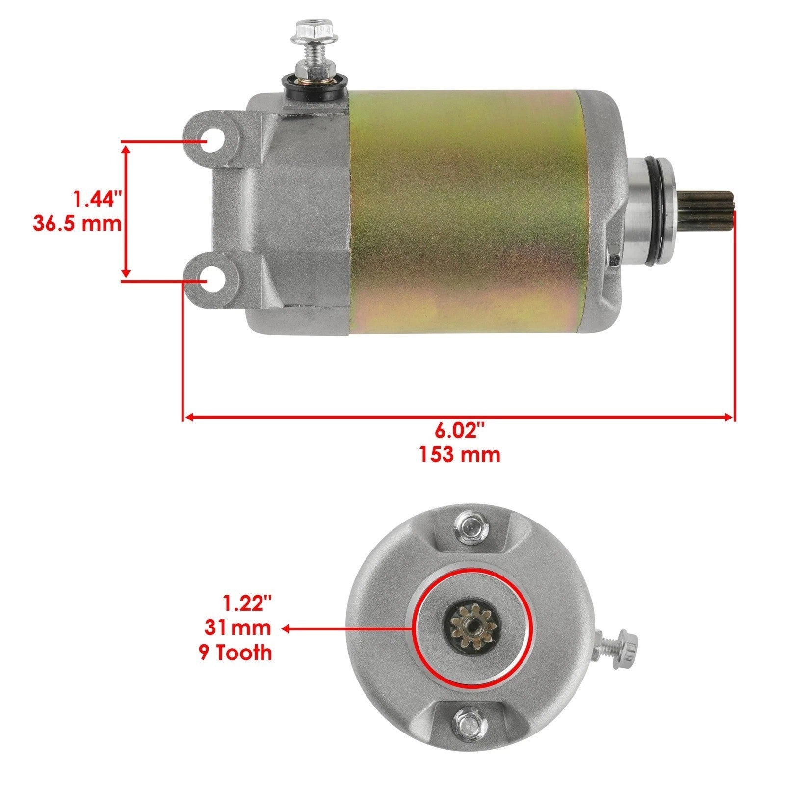 Starter for Honda Scooter CN250 Helix Cn 250 New 1986 1987 1988 1989 1990-2007