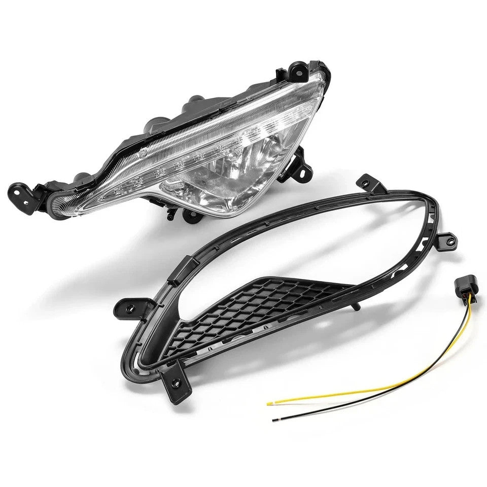 Fog Lamp Light Cover Connect LEFT Assembly For Hyundai Genesis Coupe 2013-2017